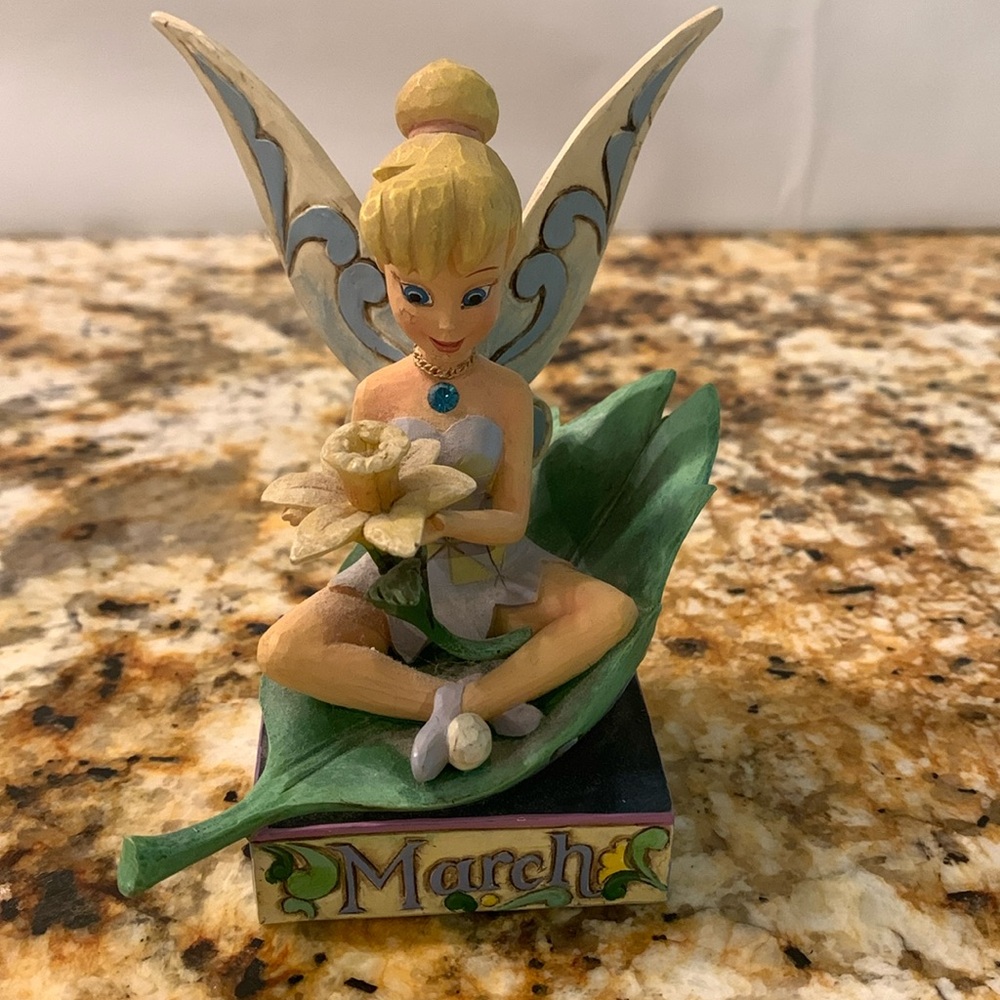 Jim Shore Fairy Figurine with Green and Blue Accents